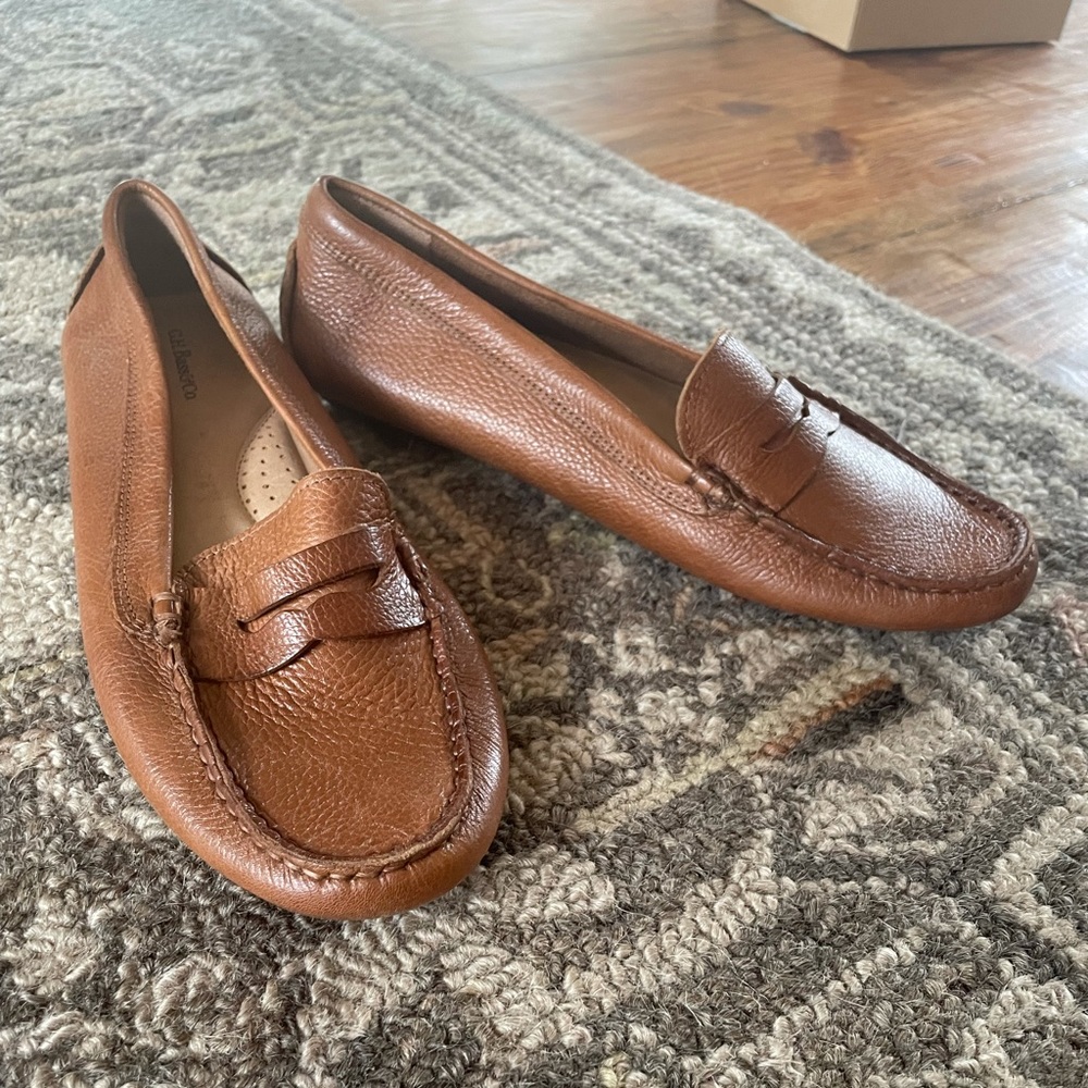 GH Bass and co leather loafers
